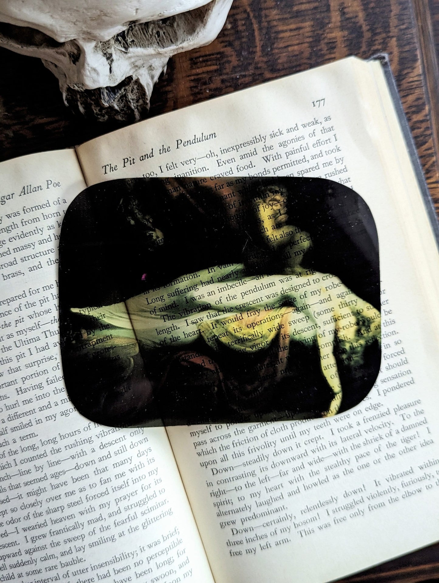 Clear Bookmark Vintage Painting The Nightmare Henry Fuseli Dark Academia Handmade Artist Book Lover Reader Gift
