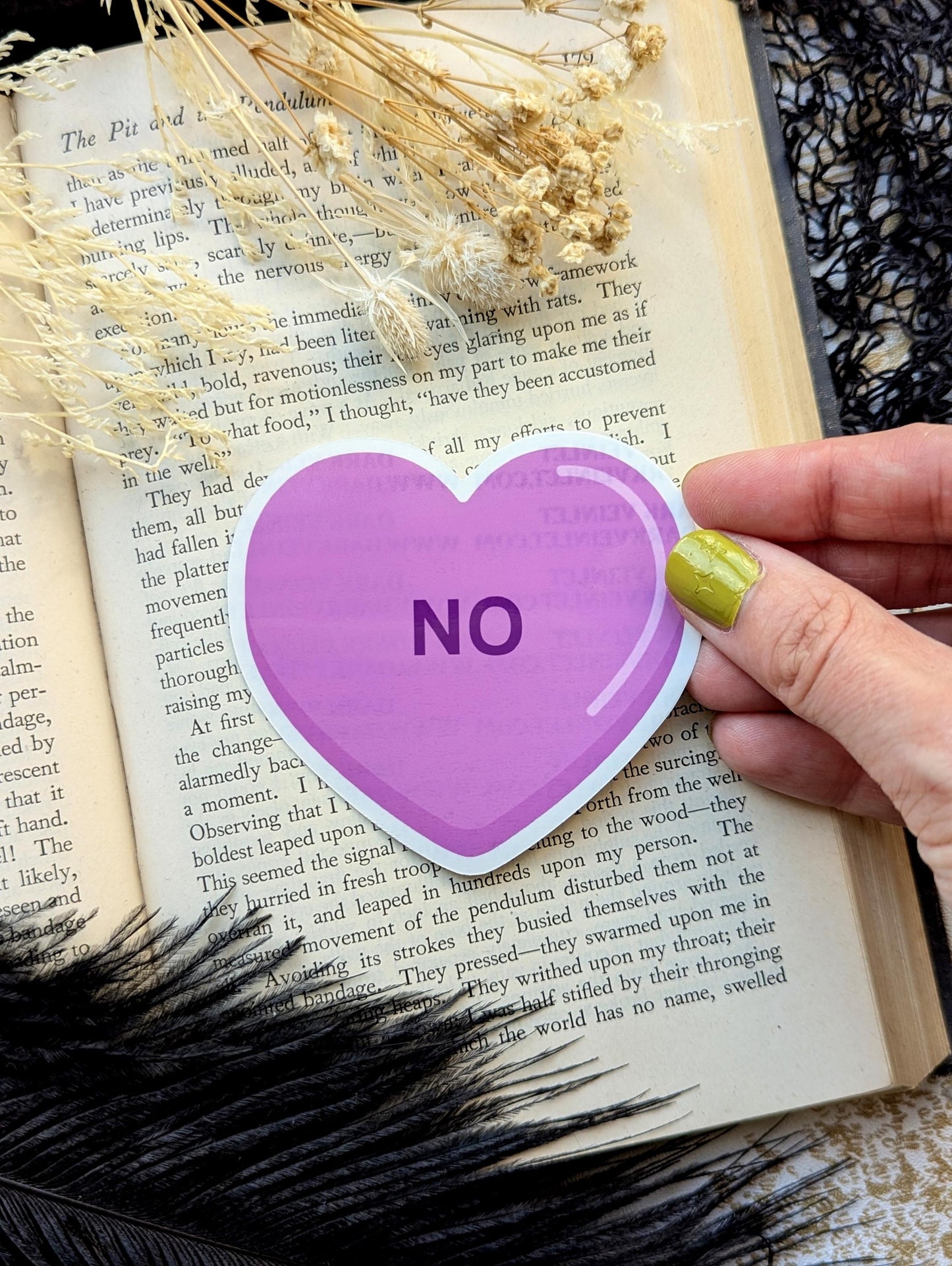 Vinyl Waterproof Sticker Hydroflask Water Bottle Laptop No Candy Hearts Valentines Galentines Valloween Honest Strong Snarky Rude Sassy Gift