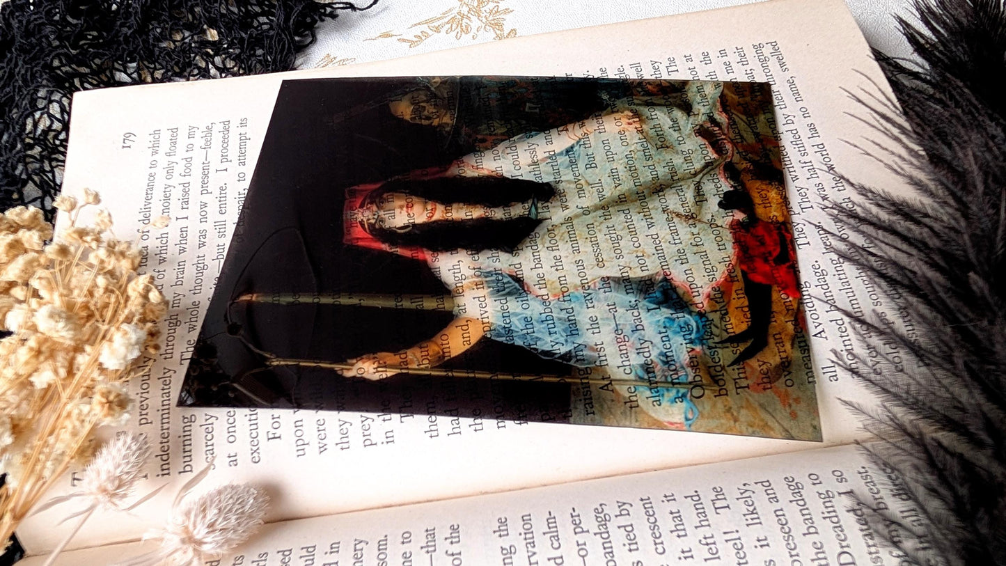 Clear Bookmark Vintage Painting The Sorceress Georges Merle Witchcraft Occult Handmade Artist Book Reader Lover Gift