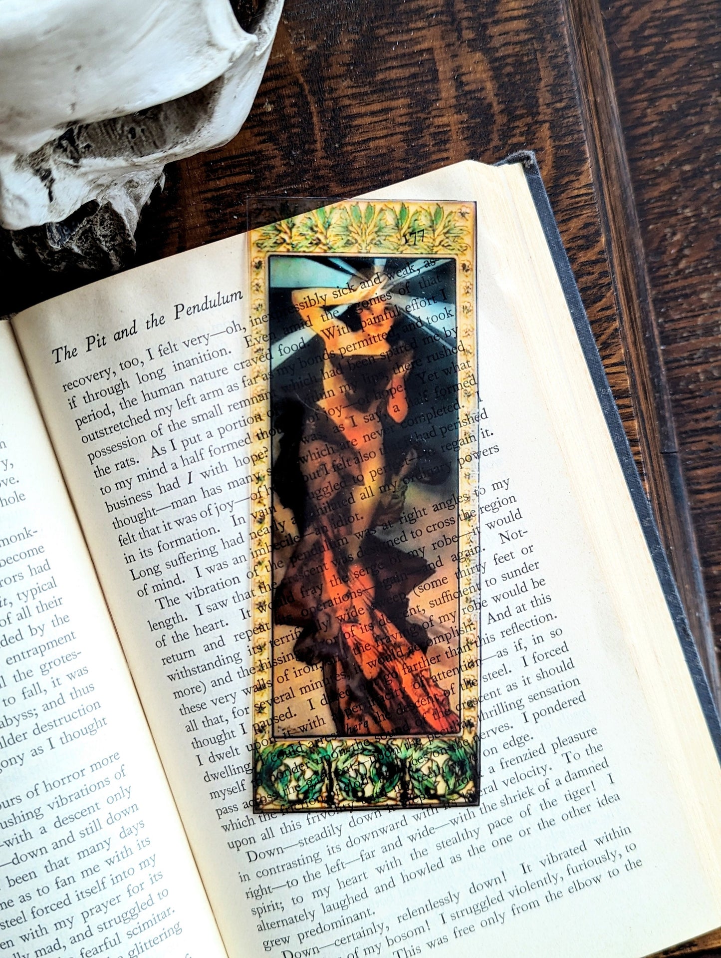 Clear Bookmark Alphonse Maria Mucha The Morning Star French Art Nouveau Dark Academia Book Reader Lover Gift Handmade Artist