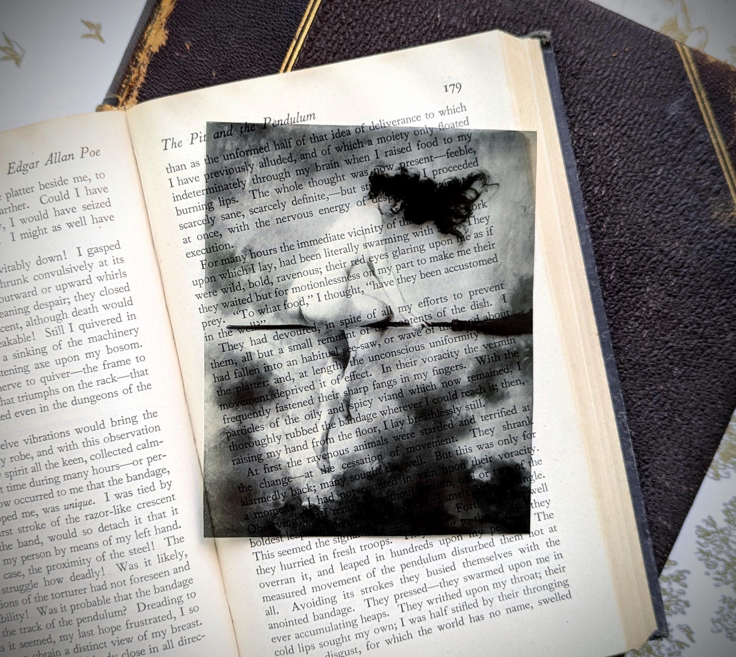 Clear Bookmark Vintage Painting Witch On Her Broom Albert Penot Moody Gloomy Gothic Dark Academia Book Reader Lover Gift Handmade