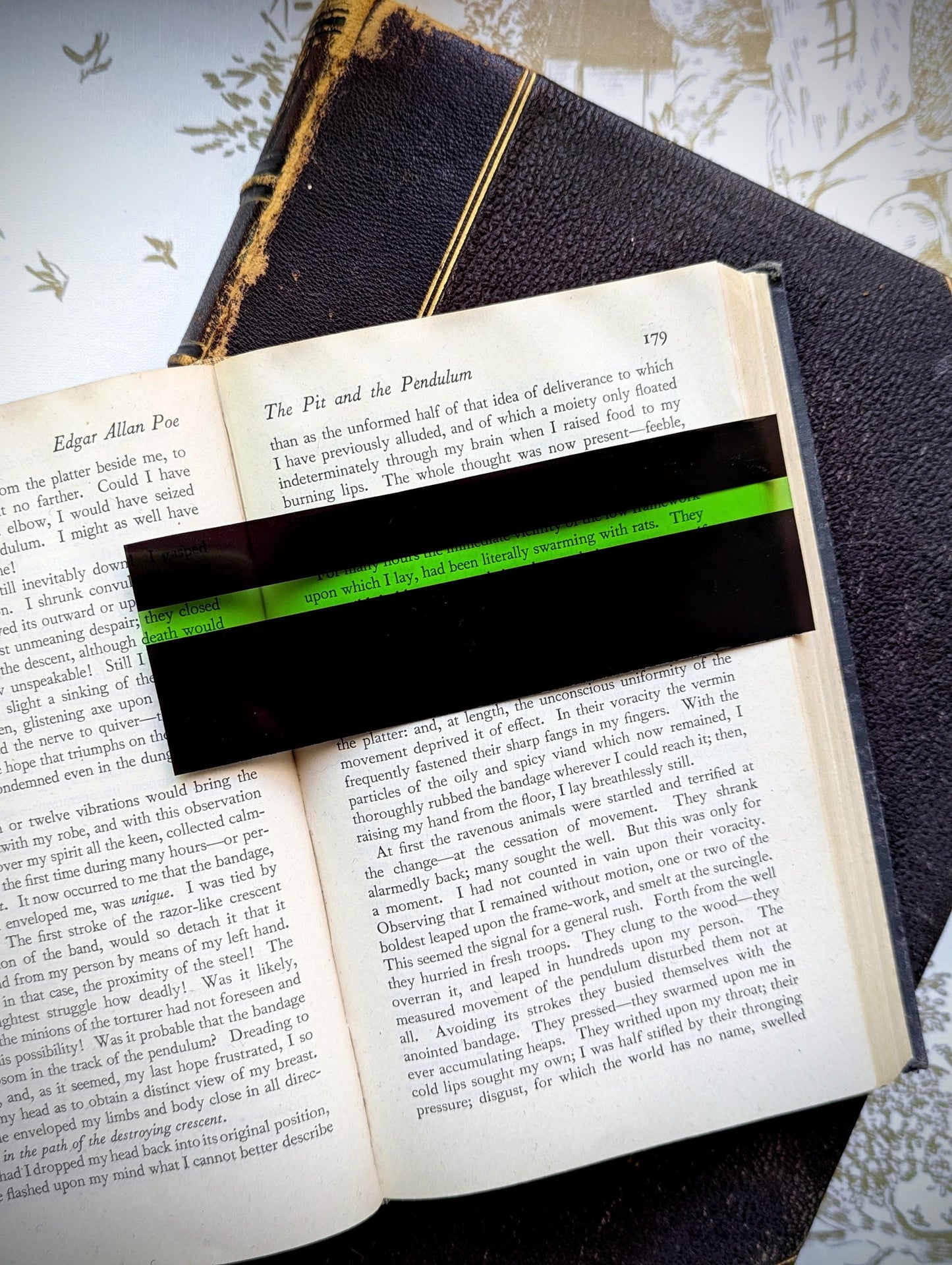 Clear Bookmark Reading Guide Highlight Strip Dyslexia ADHD ADD Helpful Handmade Artist Book Club Reader Lover Gift